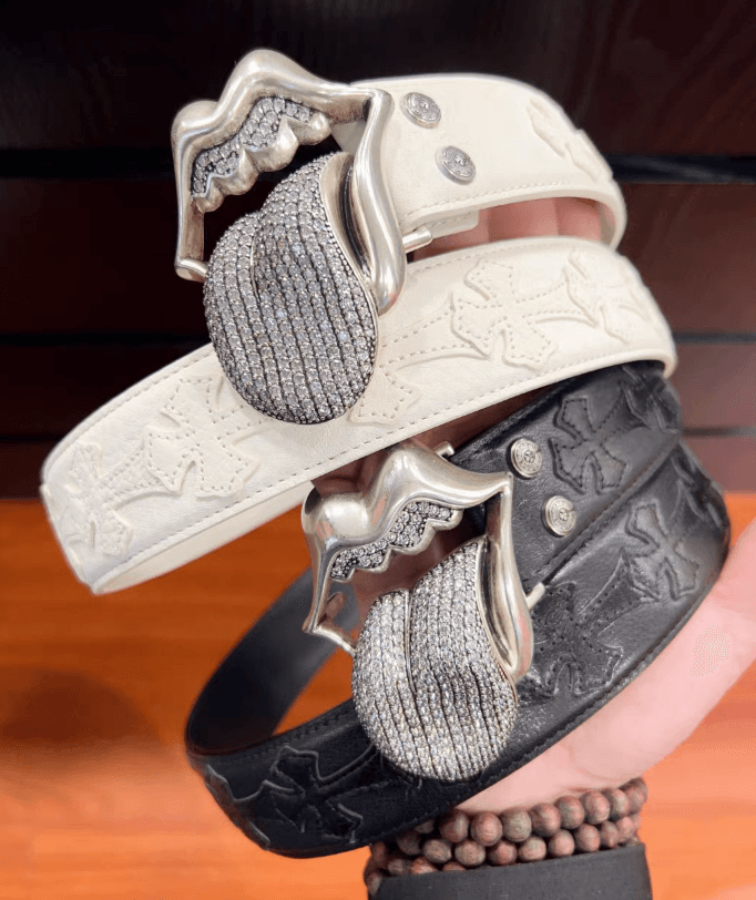 Chrome Hearts Tongue Belt